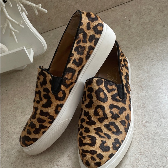 Franco Sarto Animal Print Slip-On Shoes - Picture 8 of 8